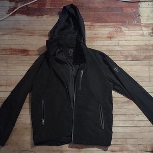 Tumi T Tech softshell jacket black zip front Medium